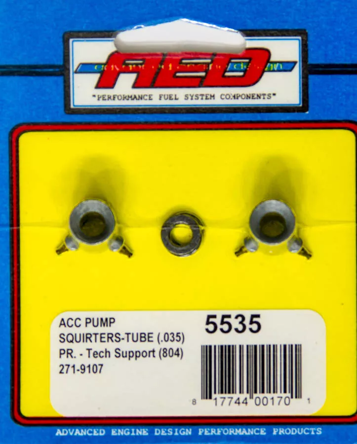 .035in Accelerator Pump Squirters - Tube