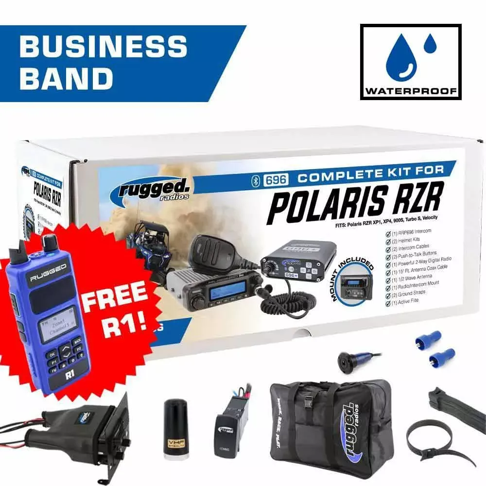*Alpha Bundle* Polaris RZR Complete UTV Communication Kit Plus Extras