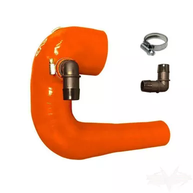 EVO Powersports 2016-2019 Polaris RZR XP Turbo V-Flow Intake Boot (Orange)