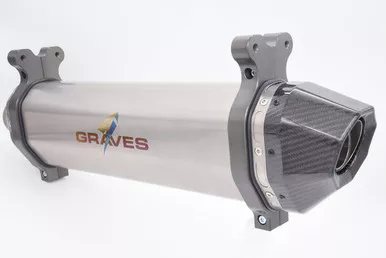 Graves Motorsports Honda Talon 1000R / Talon 1000X-4 Cat-Back Slip-On Performance Exhaust - 2019-2020