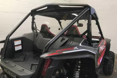 Honda Talon Rear Cab Back Windshield with Vent - Hard Coated Scratch Resistant, For 2020-2025 2 and 4 Seat Honda Talon Rear Windshield
