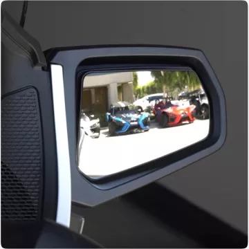 Peel & Stick Wide-Vu Convex Side View Mirrors for the Can-Am Spyder RT (2010-19) (Pair)