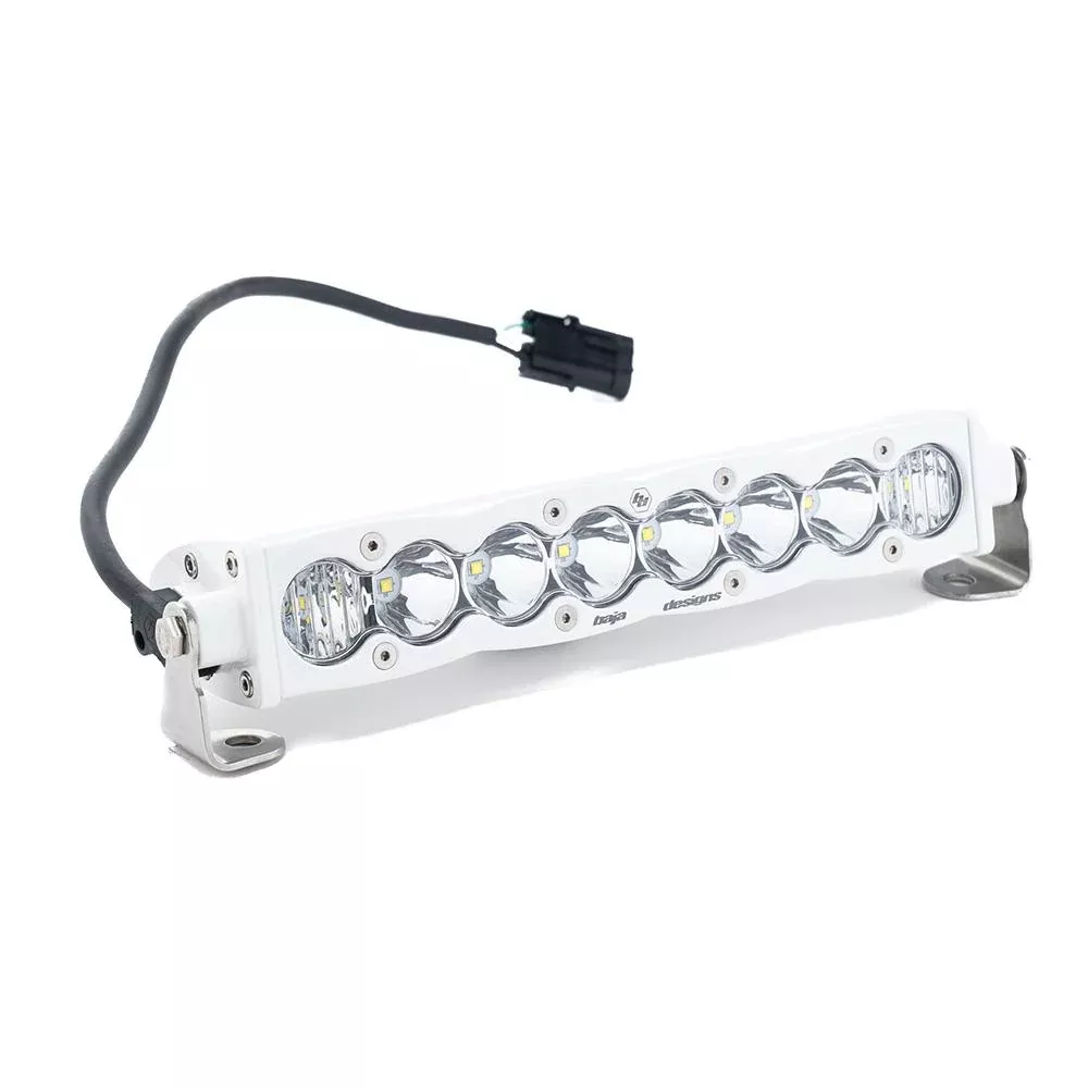 S8 White Straight LED Light Bar - Universal