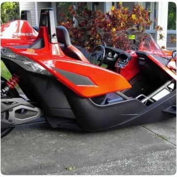Slingfx Precut Vinyl Solid / Strobed Side Decal Kit #2 for the Polaris Slingshot (Pair)