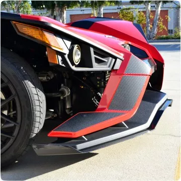 Slingfx Precut Vinyl Stealth Series Front Decal Kit for the Polaris Slingshot (6 Pieces) (2015-2024)
