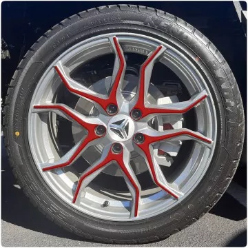 TufSkinz Peel & Stick Wheel Spoke Accent Kit for the Polaris Slingshot SL (2020-2023) & S (2023+)