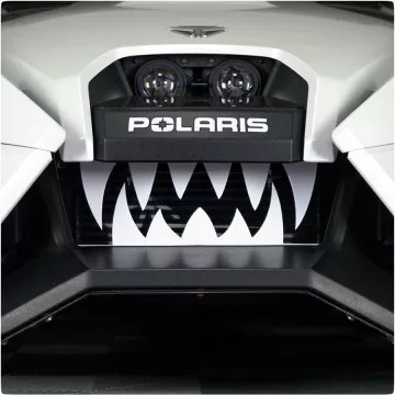 ZSW Front Fang Teeth Center Grille for the Polaris Slingshot (2015-2024)