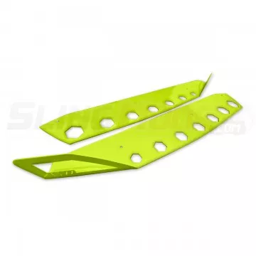 ZSW Honeycomb Series Front Splitter for the Polaris Slingshot (2 Piece Kit) (2015-2024)