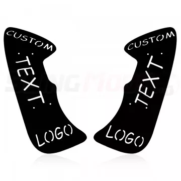 ZSW Personalized Floorboards with Customizable Color & Text for the Can-Am Spyder F3 Limited (Pair)