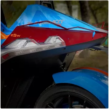 ZSW Staggered Series Dual Rear Spoiler for the Polaris Slingshot (Set of 2)