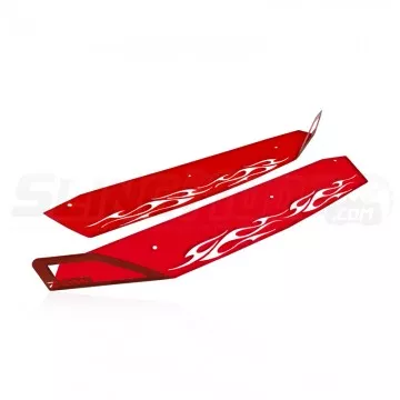 ZSW Tribal Flame Series Front Splitter for the Polaris Slingshot (2 Piece Kit) (2015-2024)