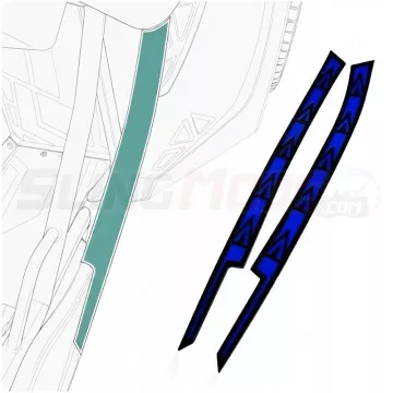 ZSW Trigon Series Dual Layer Side Entry Sills for the Polaris Slingshot (Pair) (2015+)