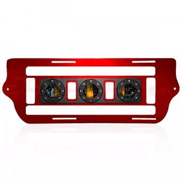 ZSW Triple Beam Front Center LED Grille for the Polaris Slingshot (2015-2024)
